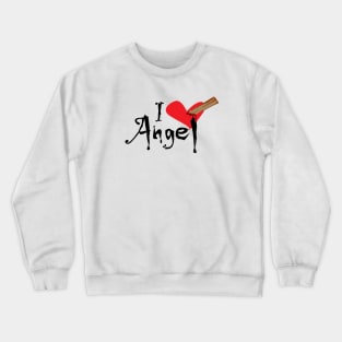 I Heart Angel Crewneck Sweatshirt